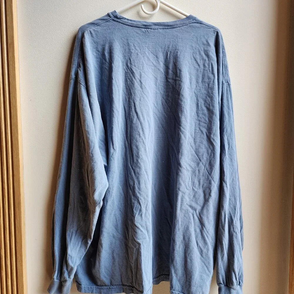 Comfort Colors Blue Long Sleeve Jersey Big & Tall Size 3XL - Picture 13 of 13